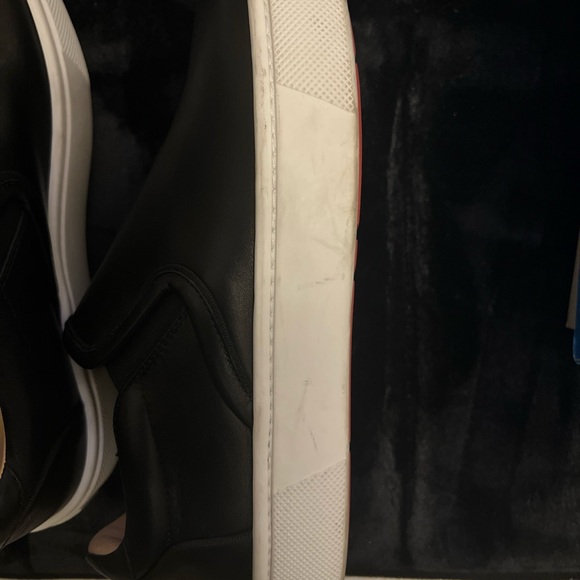 Christian Louboutin Black and White Women's Sneakers 37 1/2 - Picture 7 of 12